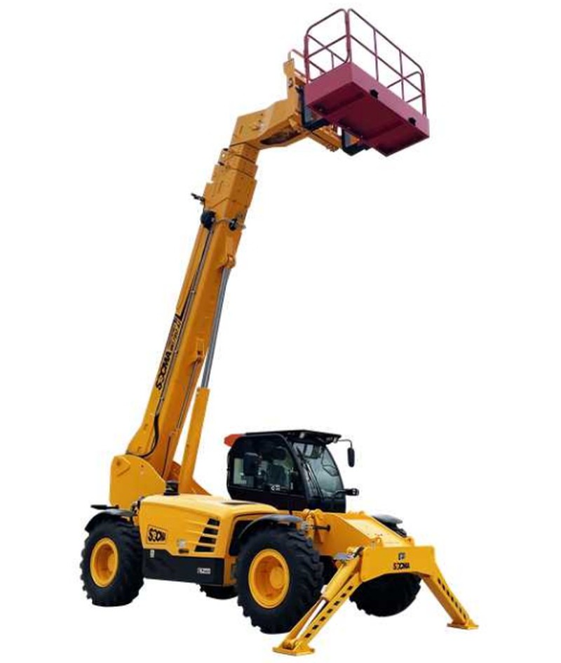 Telehandler with basket Telehandler with basket