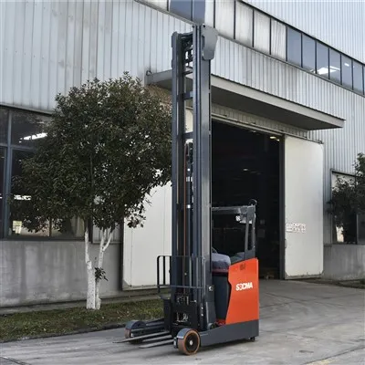 High Reach Forklift HN16M Reach Truck Forklift8m 9M 10M 12M 48V Stand Up Forklift Option Lithium Battery