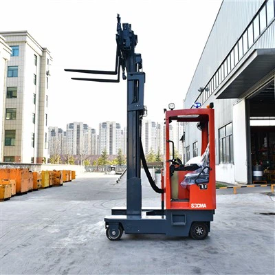 Bejgħ sħun Erba 'Direzzjoni Forklifts Electric Stcaker Moving Fork