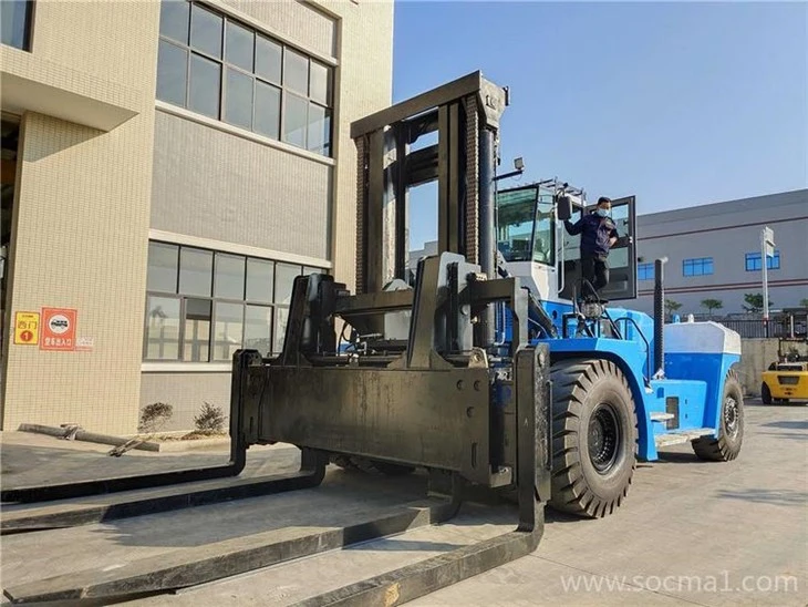 SOCMA Heavy Duty Forklift 50 Ton 50t Għall-Industrija tal-Azzar tal-Port