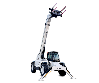 SOCMA 4.5 Ton 12m Telehandler 4WD Granċi Modalità